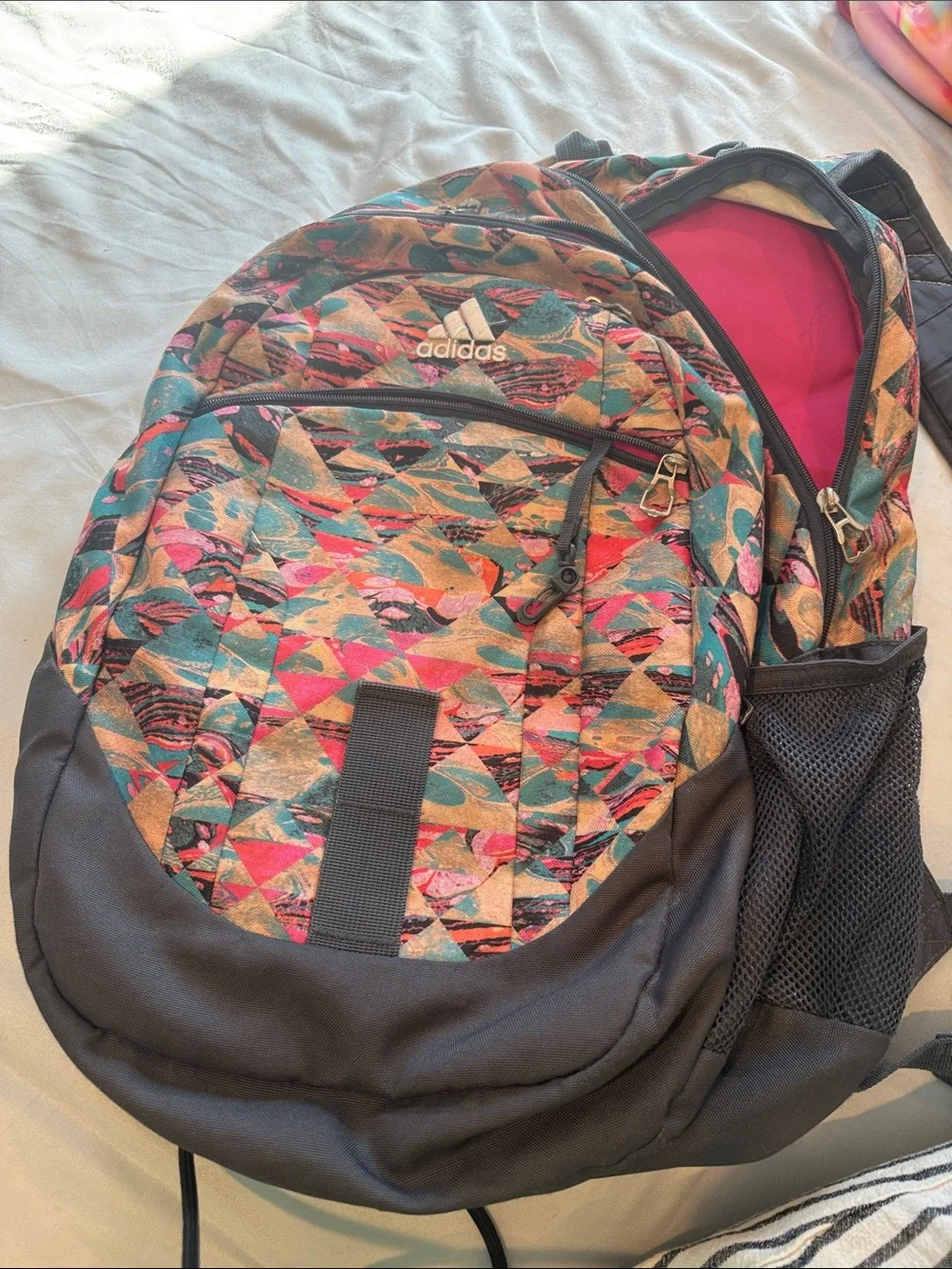 Bundle back packs  adidas and tie die still a lot of life please request info